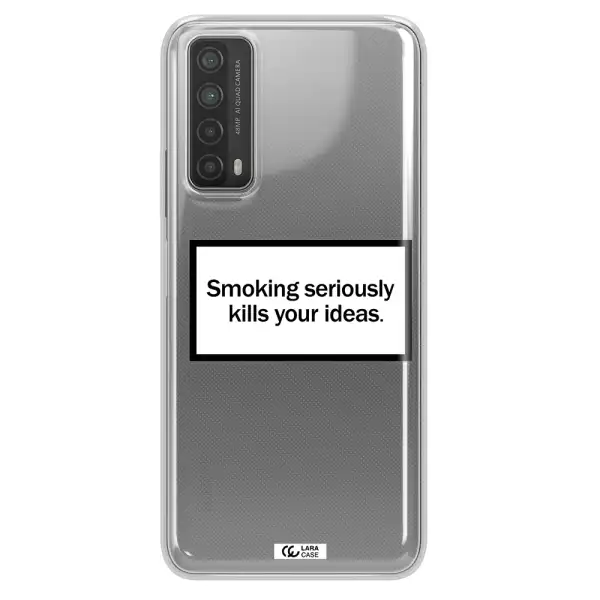 Cigarette Damage Huawei P Smart 2021 Clear TPU Case