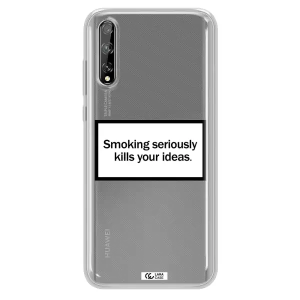 Cigarette Damage Huawei P Smart S Clear TPU Case
