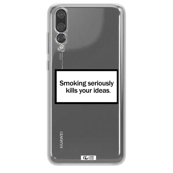 Cigarette Damage Huawei P20 Pro Clear TPU Case