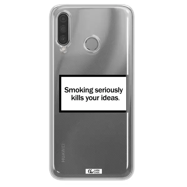 Cigarette Damage Huawei P30 Lite Clear TPU Case