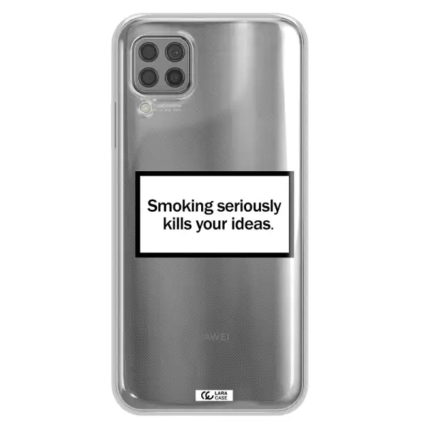 Cigarette Damage Huawei P40 Lite Clear TPU Case