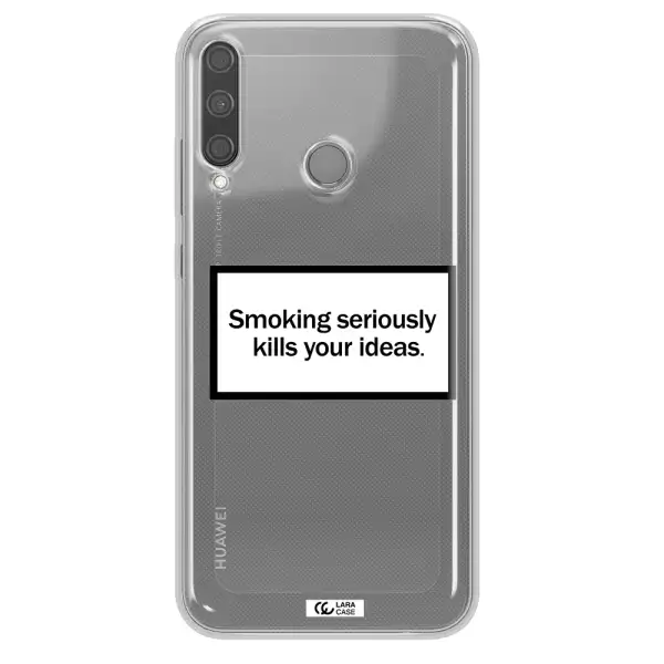 Cigarette Damage Huawei P40 Lite E Clear TPU Case