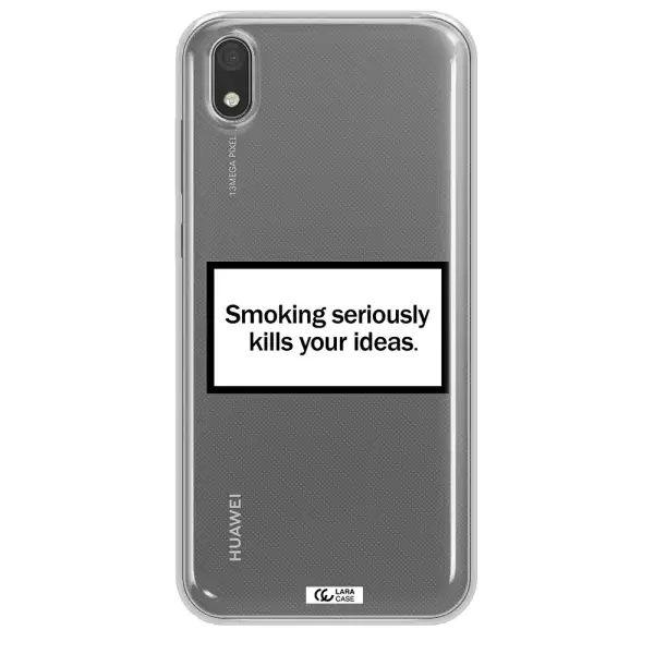 Cigarette Damage Huawei Y5 2019 Clear TPU Case