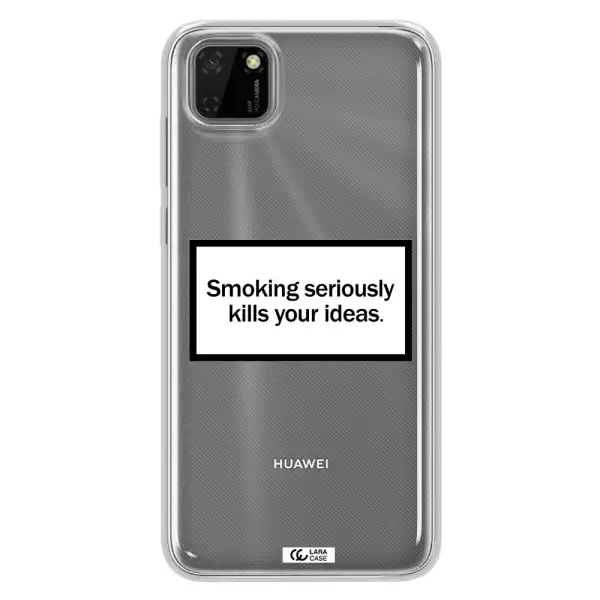 Cigarette Damage Huawei Y5P Clear TPU Case