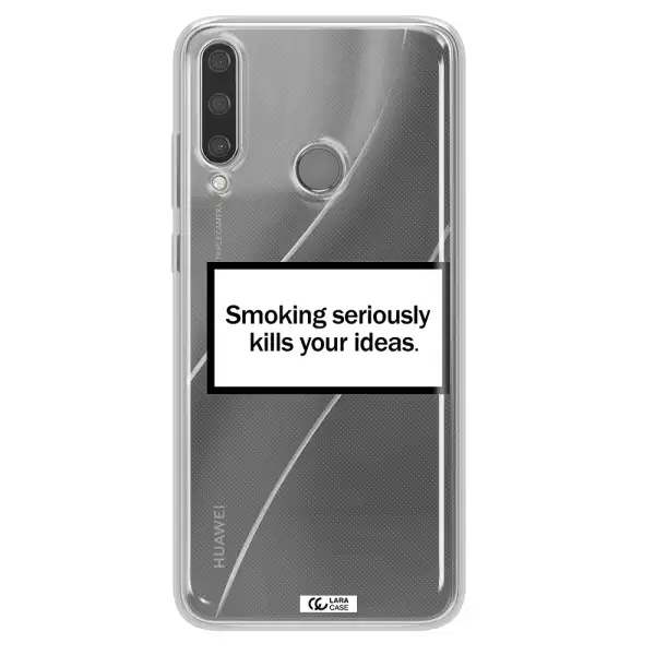 Cigarette Damage Huawei Y6P Clear TPU Case