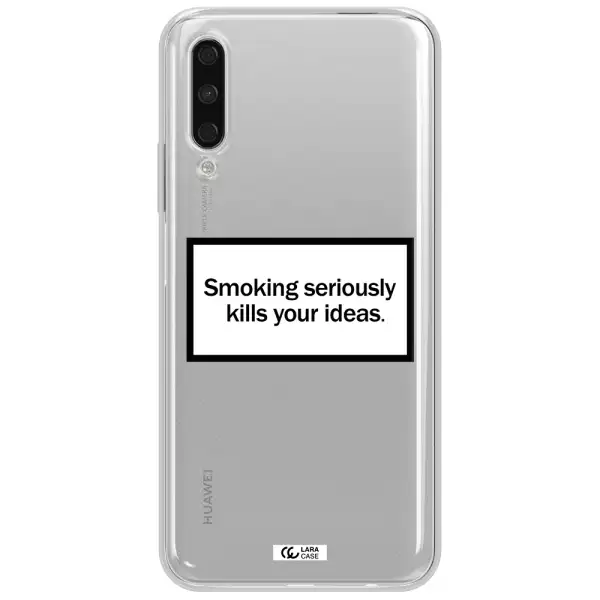 Cigarette Damage Huawei Y9S Clear Tpu Case
