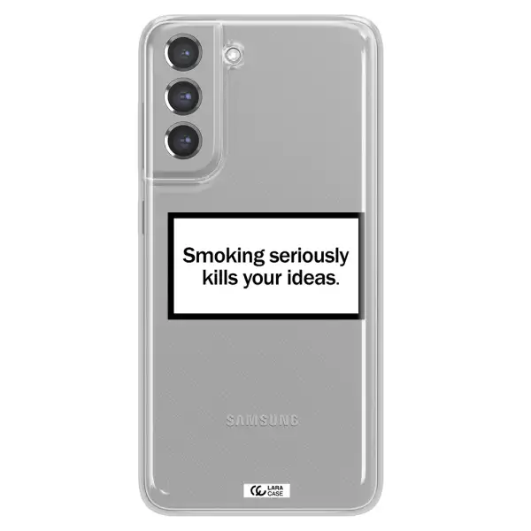 Cigarette Damage Samsung A21 Fe Clear TPU Case