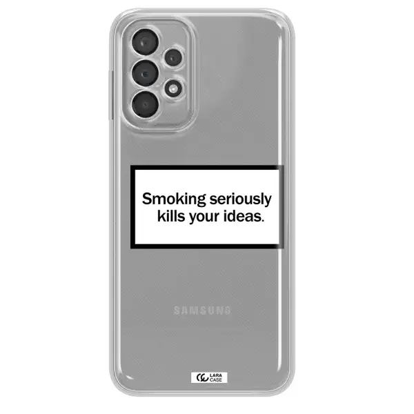 Cigarette Damage Samsung A23 5G Clear Tpu Case
