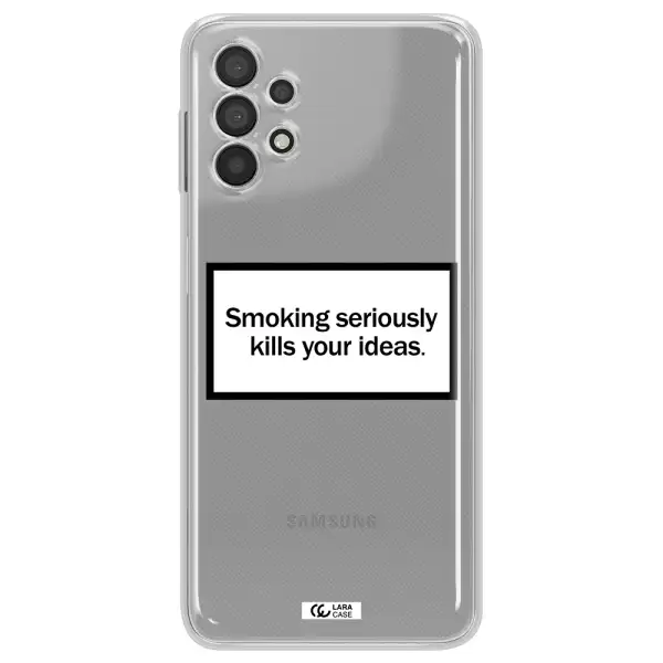 Cigarette Damage Samsung A32 4G Clear Tpu Case