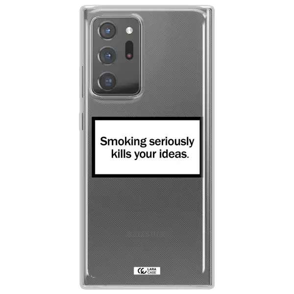 Cigarette Damage Samsung Note 20 Ultra Clear TPU Case