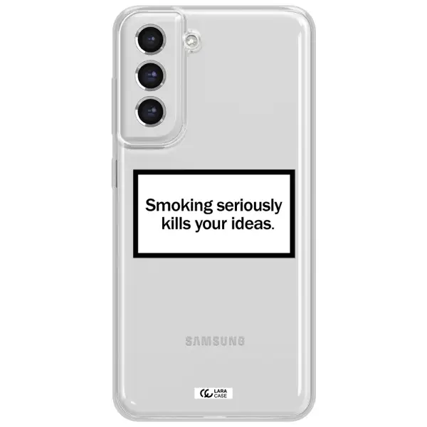 Cigarette Damage Samsung S21 Fe Clear Tpu Case