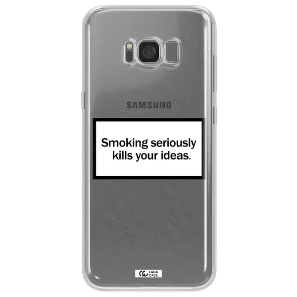 Cigarette Damage Samsung S8 Clear TPU Case