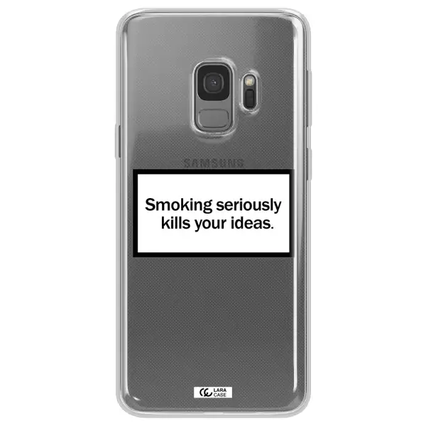 Cigarette Damage Samsung S9 Clear TPU Case