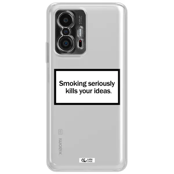 Cigarette Damage Xiaomi 11T Clear Tpu Case