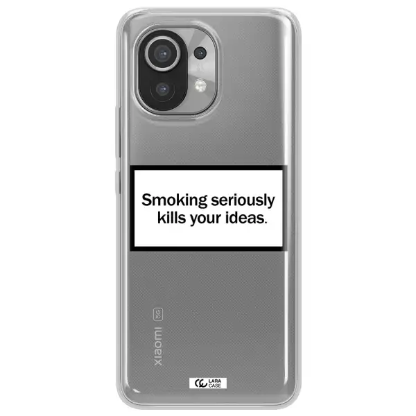 Cigarette Damage Xiaomi Mi 11 Clear TPU Case