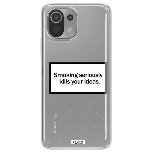 Cigarette Damage Xiaomi Mi 11 Lite Clear TPU Case