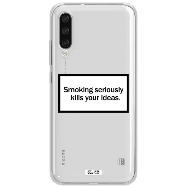Cigarette Damage Xiaomi Mi A3 Clear Tpu Case