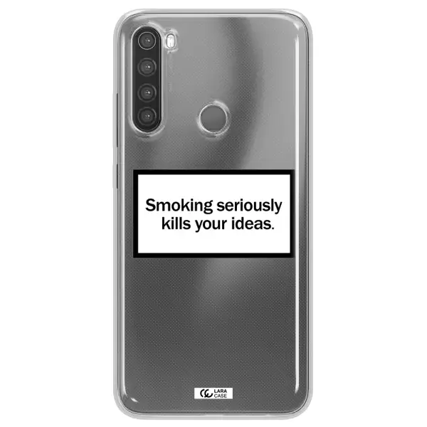 Cigarette Damage Xiaomi Note 8 Clear TPU Case