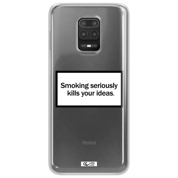 Cigarette Damage Xiaomi Note 9S Clear TPU Case