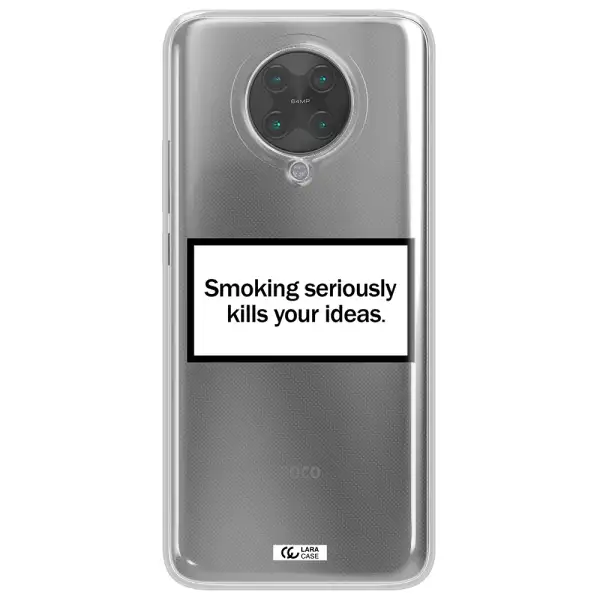 Cigarette Damage Xiaomi Poco F2 Pro Clear TPU Case