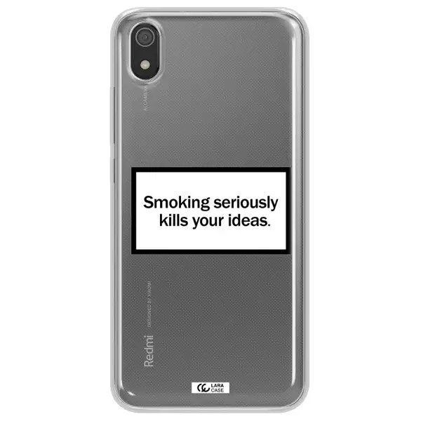 Cigarette Damage Xiaomi Redmi 7A Clear TPU Case