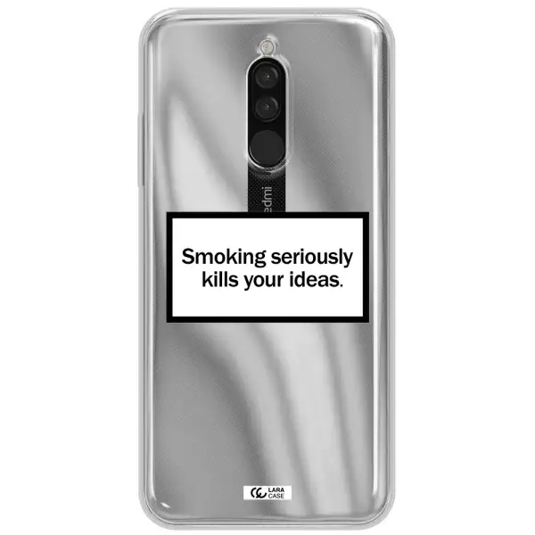 Cigarette Damage Xiaomi Redmi 8 Clear Tpu Case