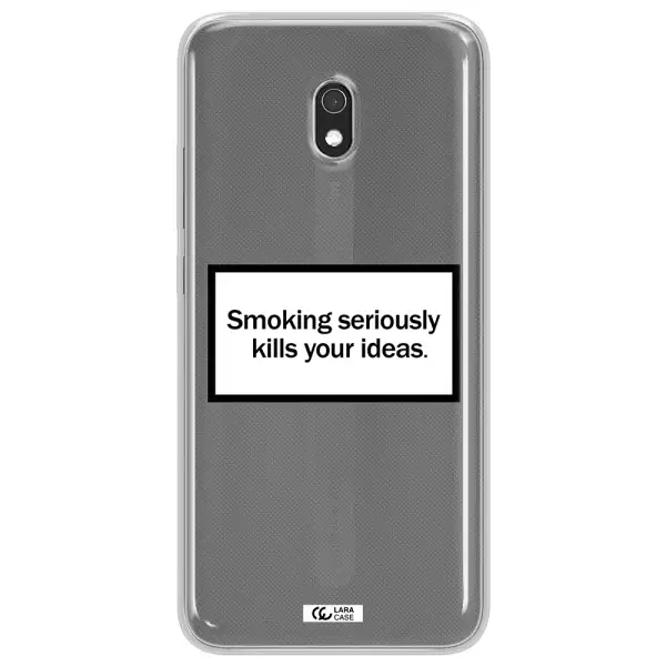 Cigarette Damage Xiaomi Redmi 8A Clear TPU Case