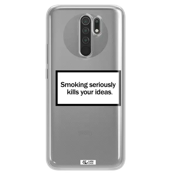 Cigarette Damage Xiaomi Redmi 9 Clear TPU Case