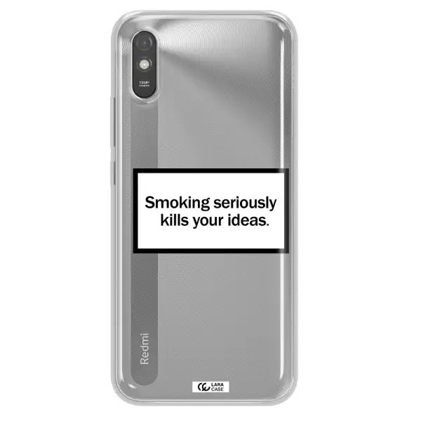 Cigarette Damage Xiaomi Redmi 9A Clear TPU Case
