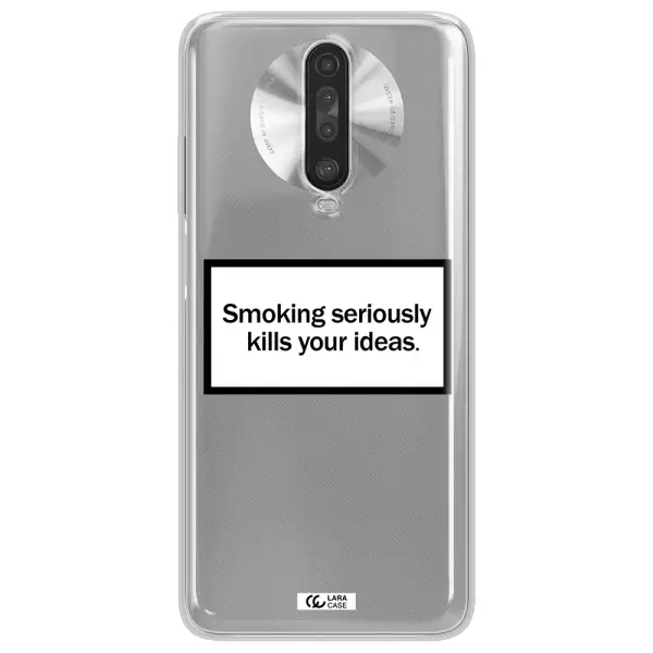 Cigarette Damage Xiaomi Redmi K30 Clear TPU Case