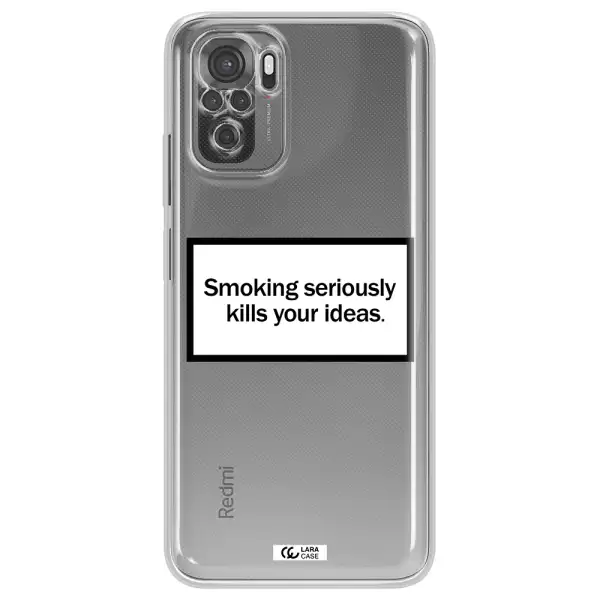 Cigarette Damage Xiaomi Redmi Note 10S Clear Tpu Case