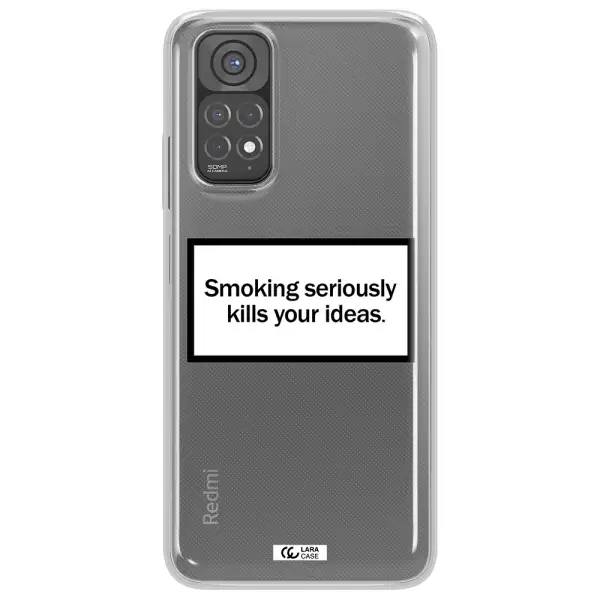 Cigarette Damage Xiaomi Redmi Note 11 Clear TPU Case