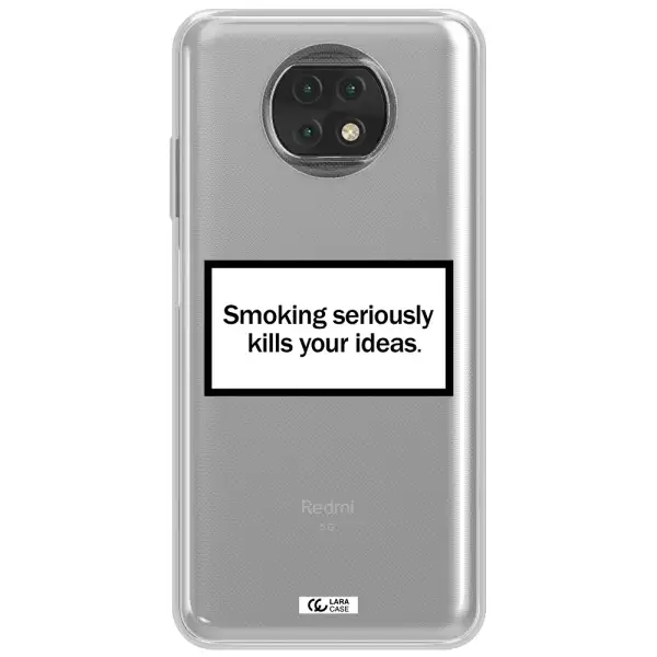 Cigarette Damage Xiaomi Redmi Note 9T Clear Tpu Case