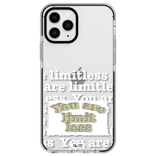 Limitless Apple iPhone 11 pro impact black border Case