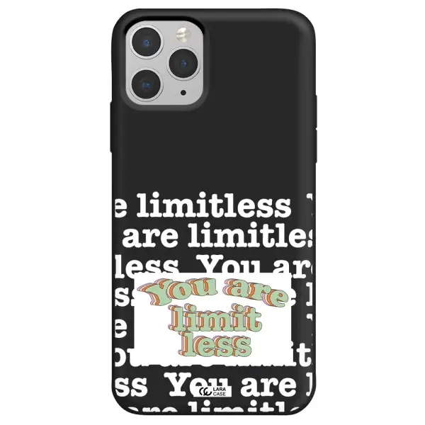 Limitless Apple iPhone 11 pro max Silicone black Case
