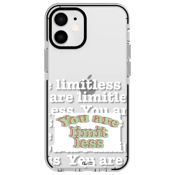 Limitless Apple iPhone 12 mini impact black border Case
