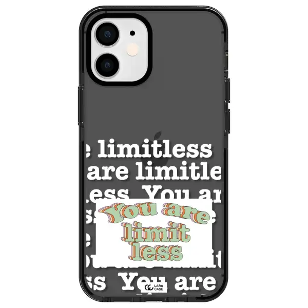 Limitless Apple iPhone 12 mini impact Smoke Black Case