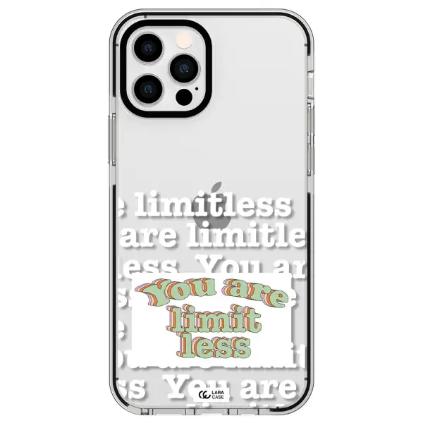 Limitless Apple iPhone 12 pro impact black border Case