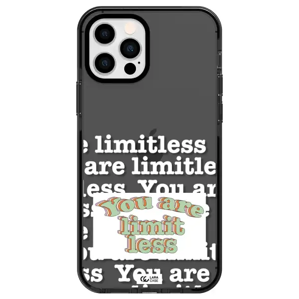 Limitless Apple iPhone 12 pro impact Smoke Black Case