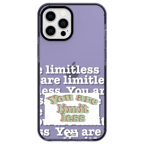 Limitless Apple iPhone 12 pro max impact Lilac Case