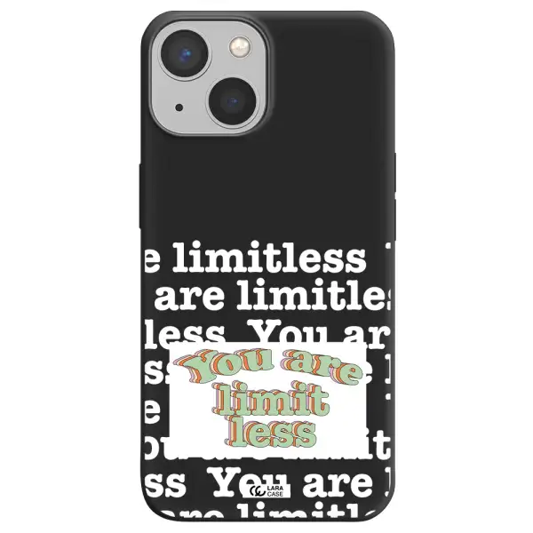Limitless Apple iPhone 13 mini Silicone black Case
