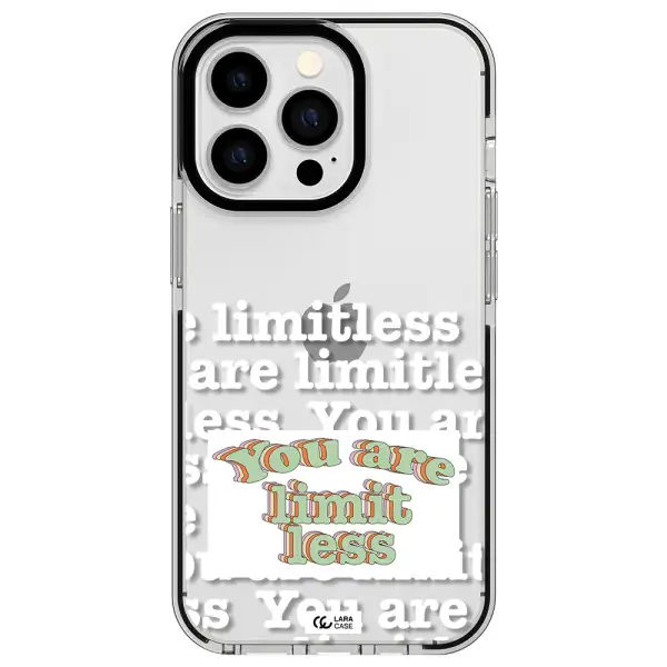 Limitless Apple iPhone 13 Pro impact black border Case