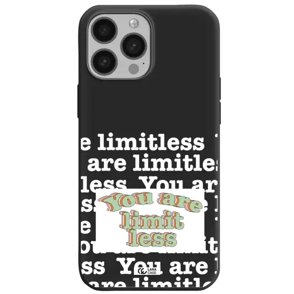Limitless Apple iPhone 13 Pro Silicone black Case