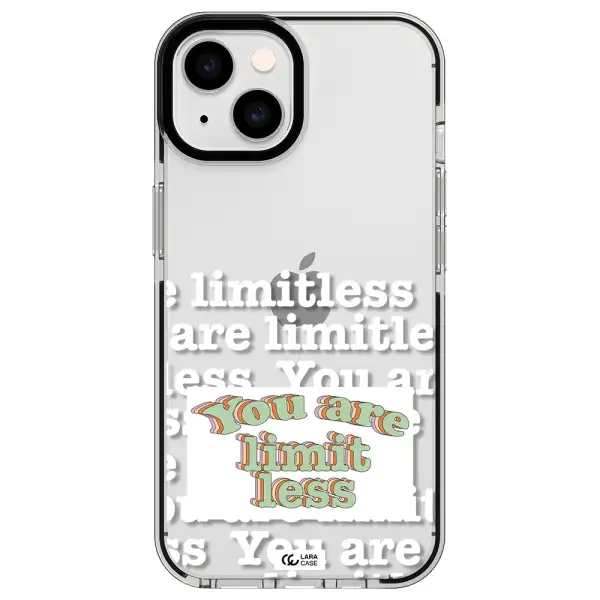 Limitless Apple iPhone 14 impact black border Case