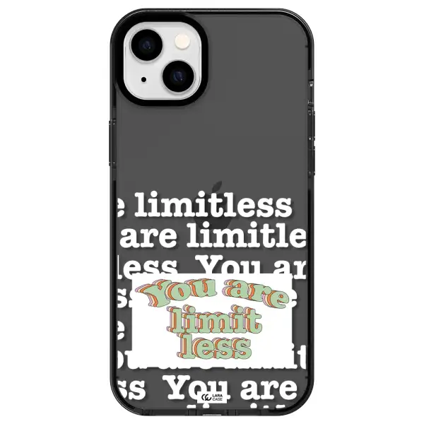 Limitless Apple iPhone 14 plus impact Smoke Black Case