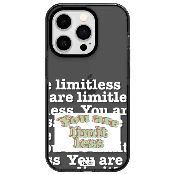 Limitless Apple iPhone 14 pro impact Smoke Black Case