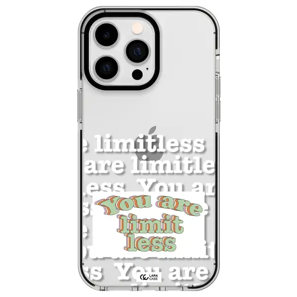 Limitless Apple iPhone 15 Pro impact black border Case