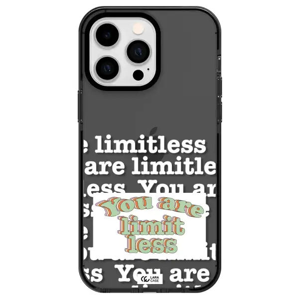 Limitless Apple iPhone 15 Pro impact Smoke Black Case