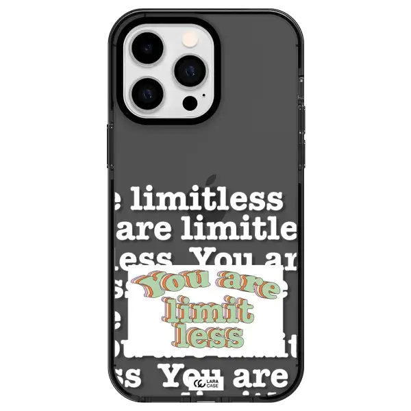 Limitless Apple iPhone 15 Pro Max impact Smoke Black Case