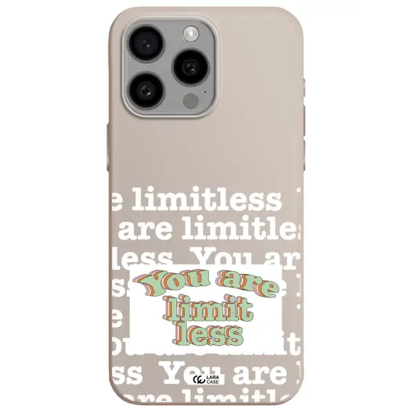 Limitless Apple Iphone 15 Pro max Silicone Stone Case